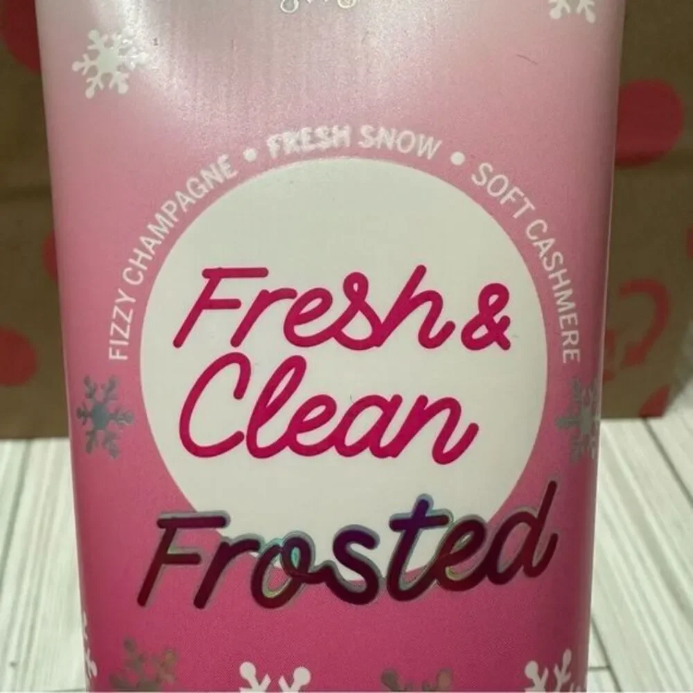 2 VICTORIA’S SECRET PINK FRESH & CLEAN FROSTED 24 HOUR MOISTURE BODY‎ CREAM 8oz